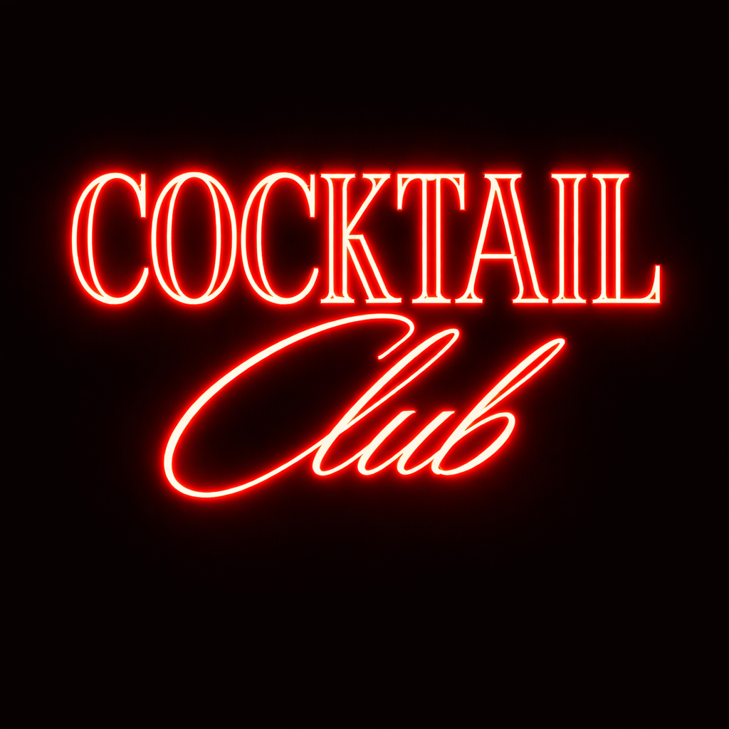 Cocktail Club - LED Neon Sign