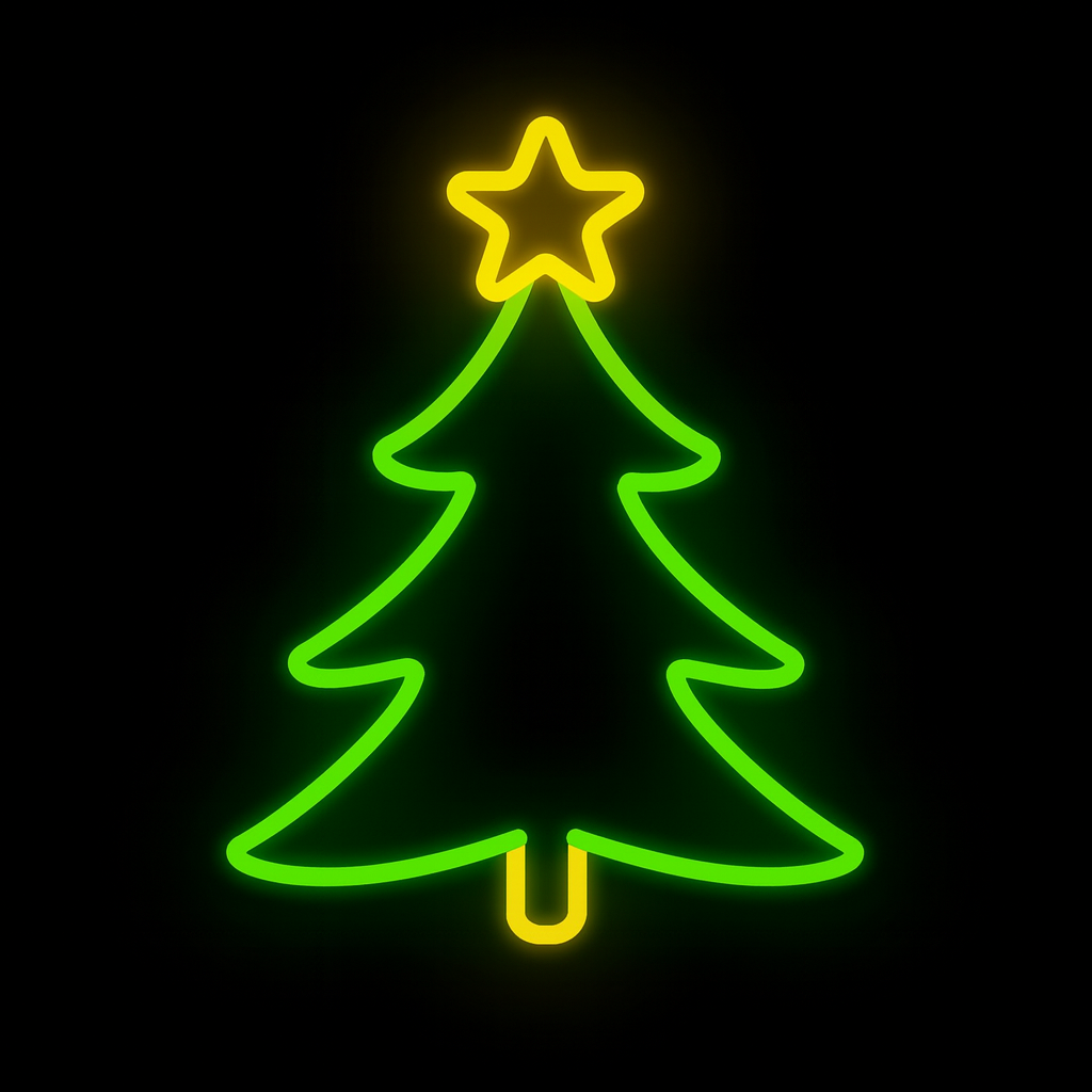 Christmas Tree - LED Neon Sign