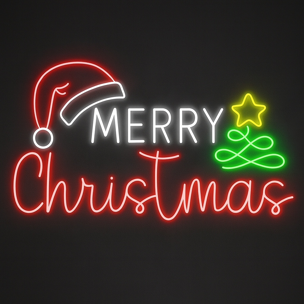 Merry Christmas - LED Neon Sign