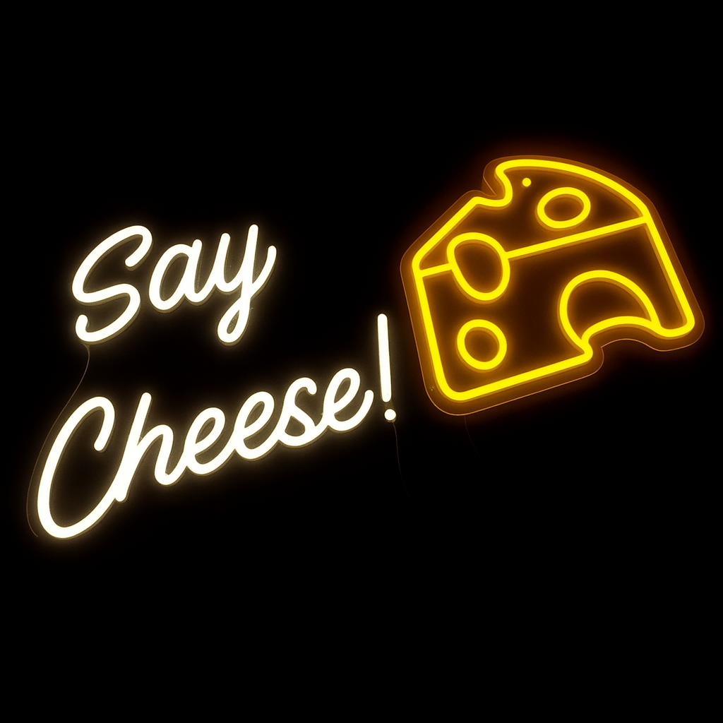 Say Cheese - LED Neon Sign