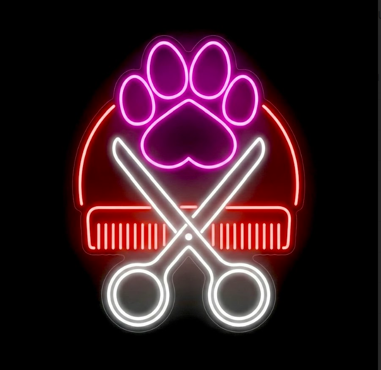 Dog Trimmer - LED Neon Sign