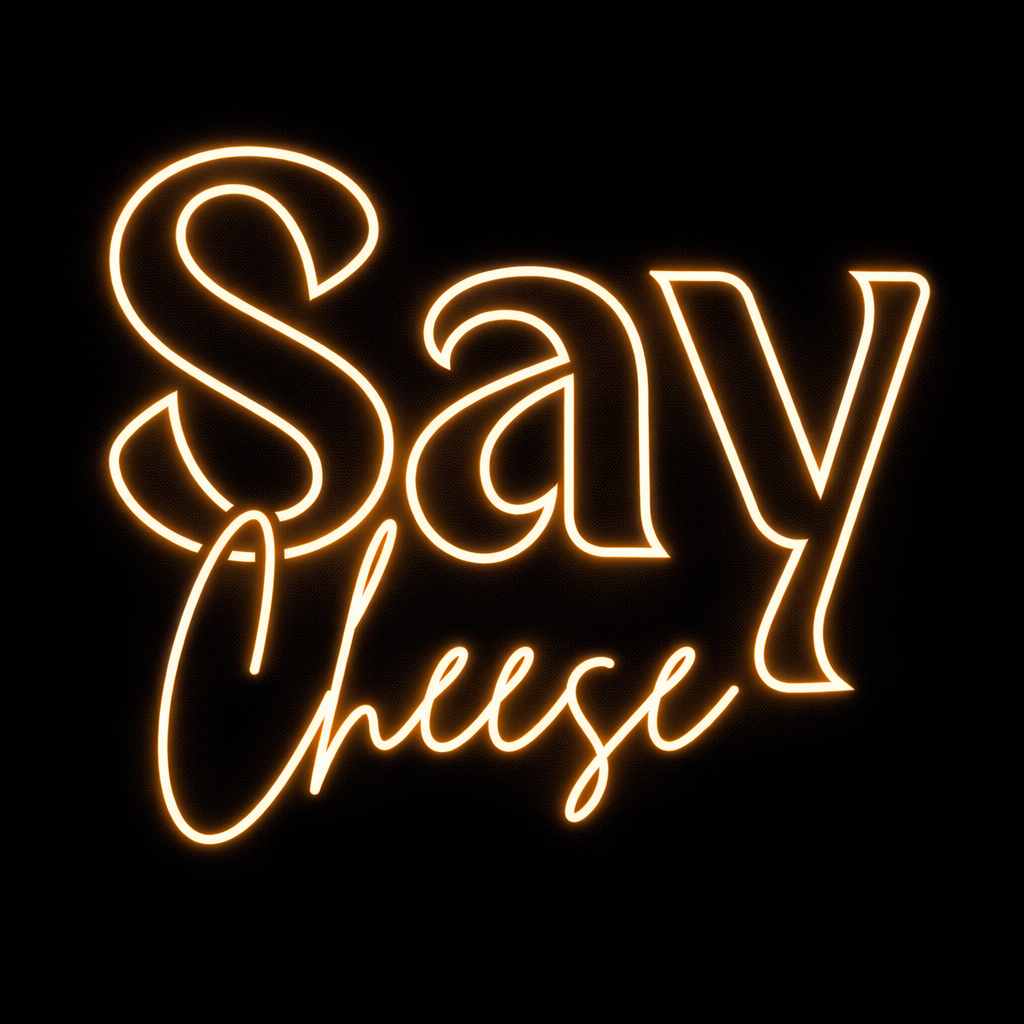 Say Cheese - LED Neon Sign