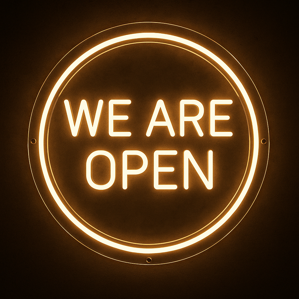 We Are Open - LED Neon Sign