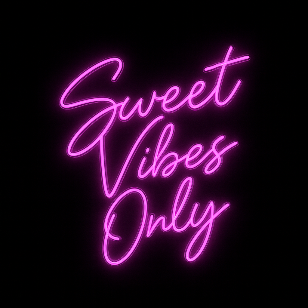 Sweet Vibes Only - LED Neon Sign