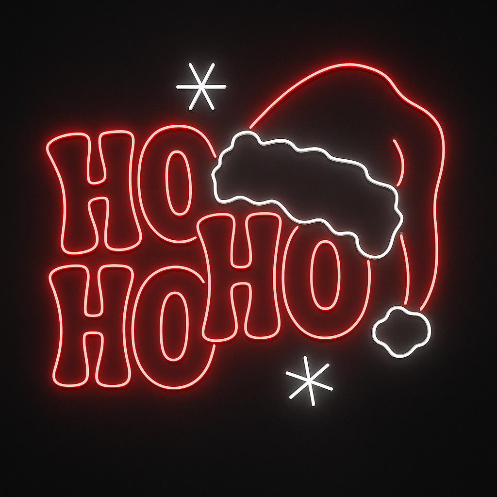 Ho Ho Ho - LED Neon Sign