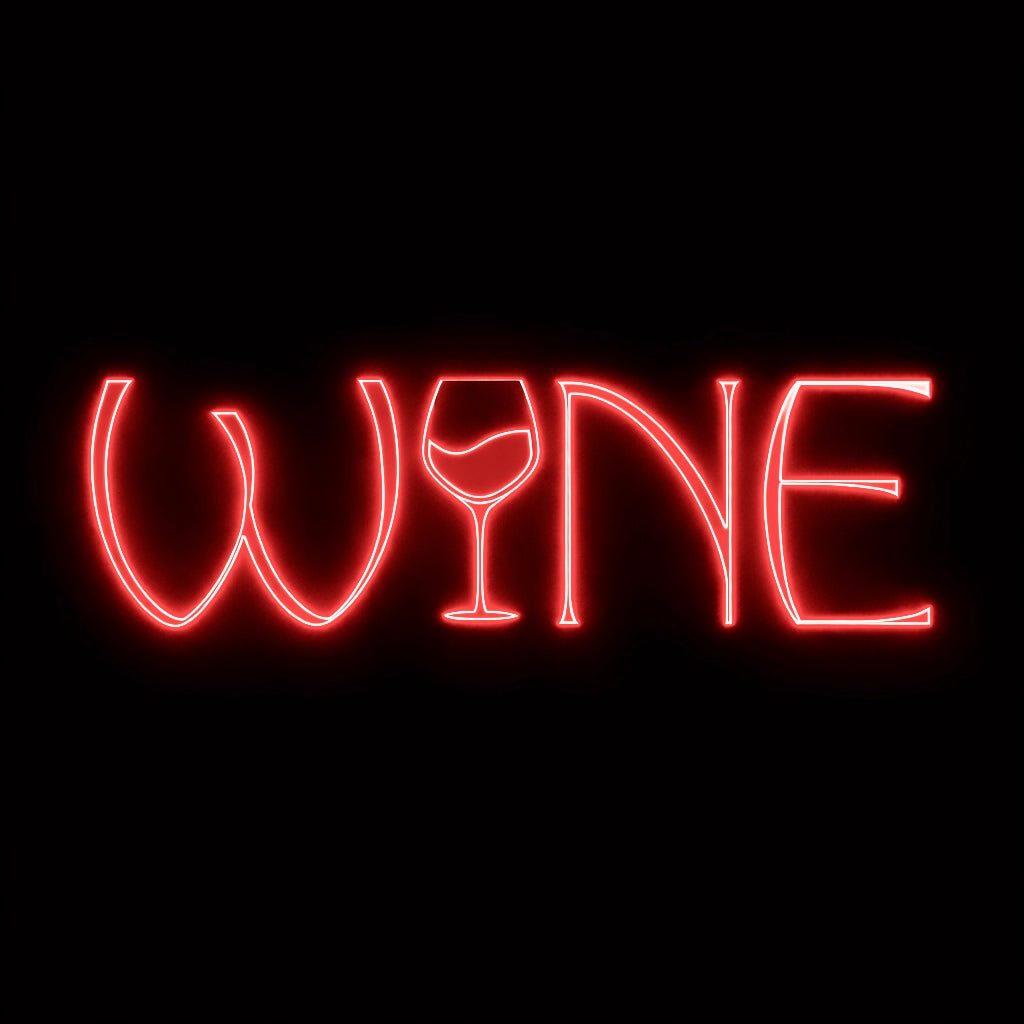 Wine - LED Neon Sign