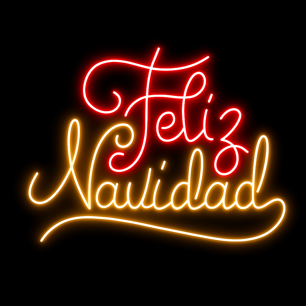 Feliz Navidad - LED Neon Sign