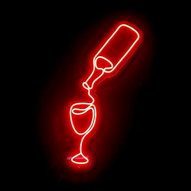 Wine - LED Neon Sign