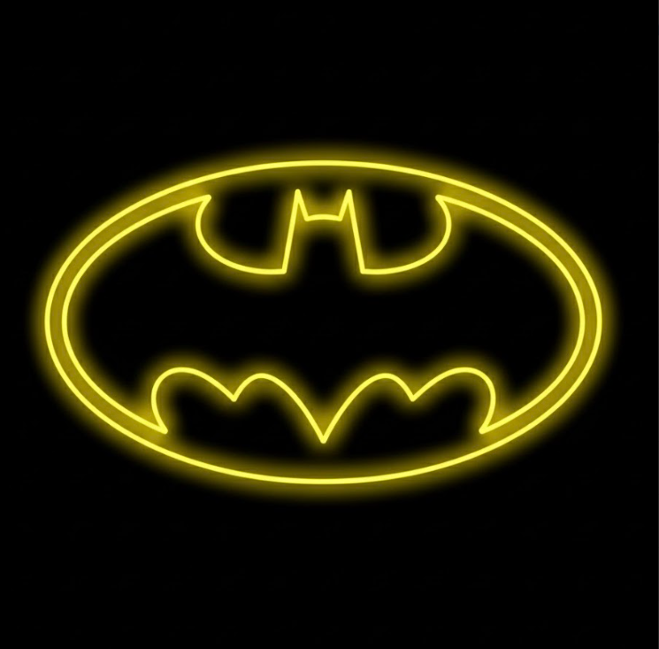 Batman Logo - LED Neon Sign